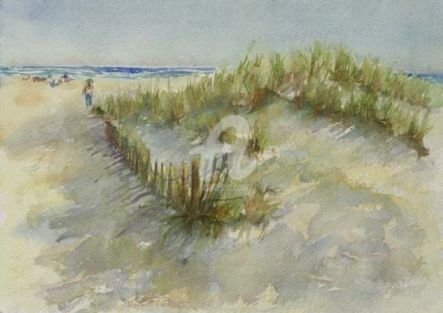 640x452 Dune Walk (B.rossitto) - Watercolor Sand Dunes