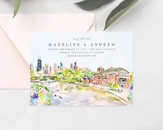 236x188 Send The Scene Save The Dates Member Board Stationery - Watercolor Save The Date