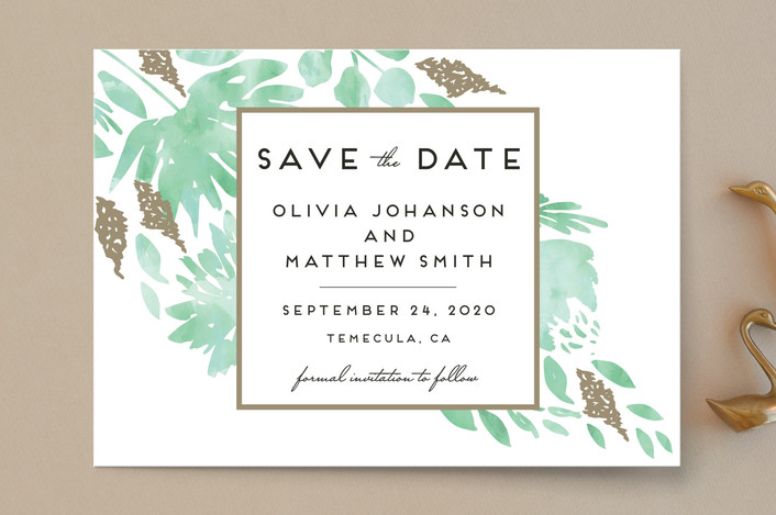 706x469 Watercolor Delight Save The Date Cards By Petra Kern Minted - Watercolor Save The Date