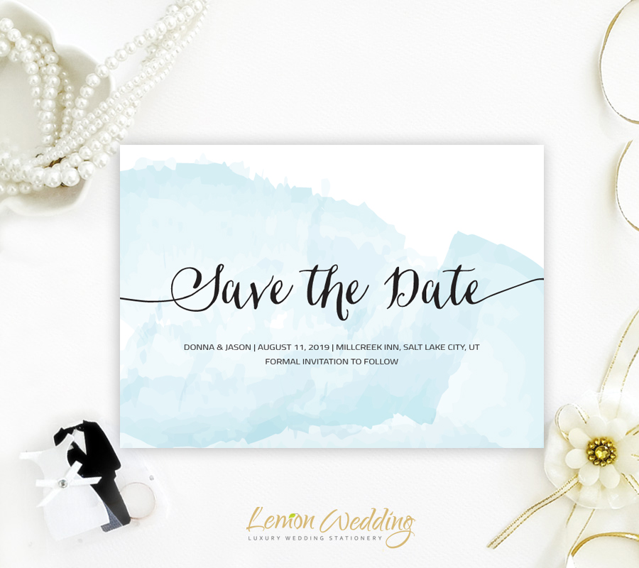 900x800 Watercolor Save The Date Cards - Watercolor Save The Date