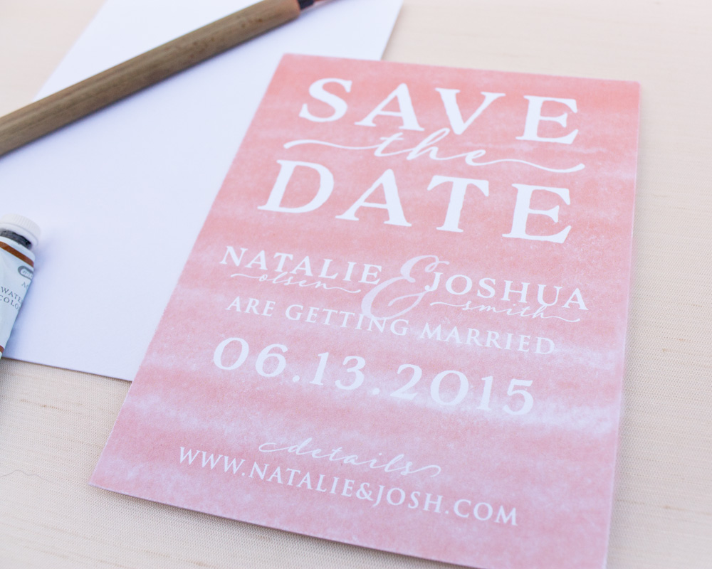 1000x800 Watercolor Save The Date - Watercolor Save The Date