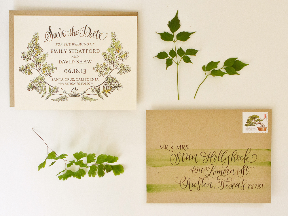 1000x753 Diy Tutorial Botanical + Watercolor Save The Dates - Watercolor Save The Date