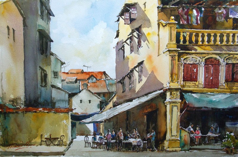800x526 Drawing And Watercolor Workshop For Beginners Street Scenes - Watercolor Scenes Beginners