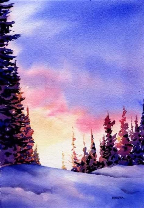 Watercolor Scenes Beginners At PaintingValley.com | Explore Collection ...