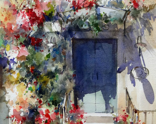 500x400 How To Create Bright Watercolour Scenes - Watercolor Scenes To Paint