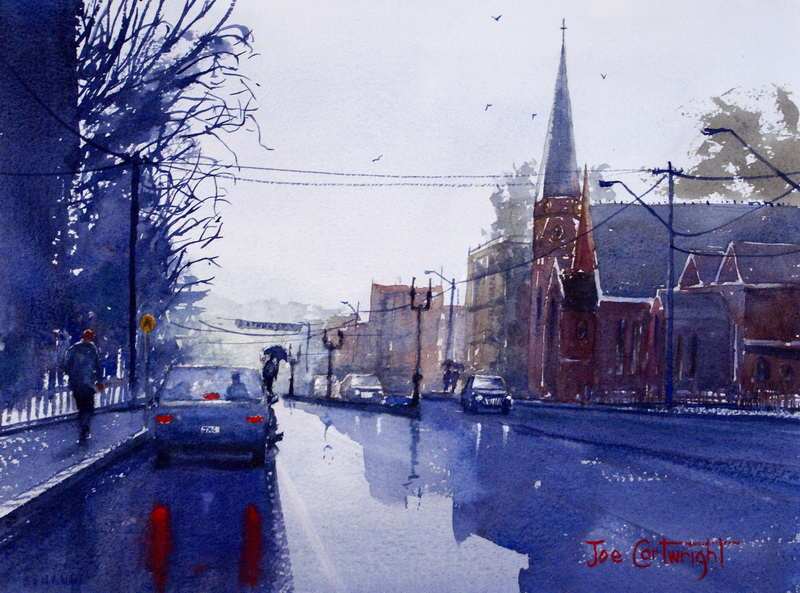 800x593 Watercolor Paintings Street Scene Gallery Watercolour - Watercolor Scenes To Paint