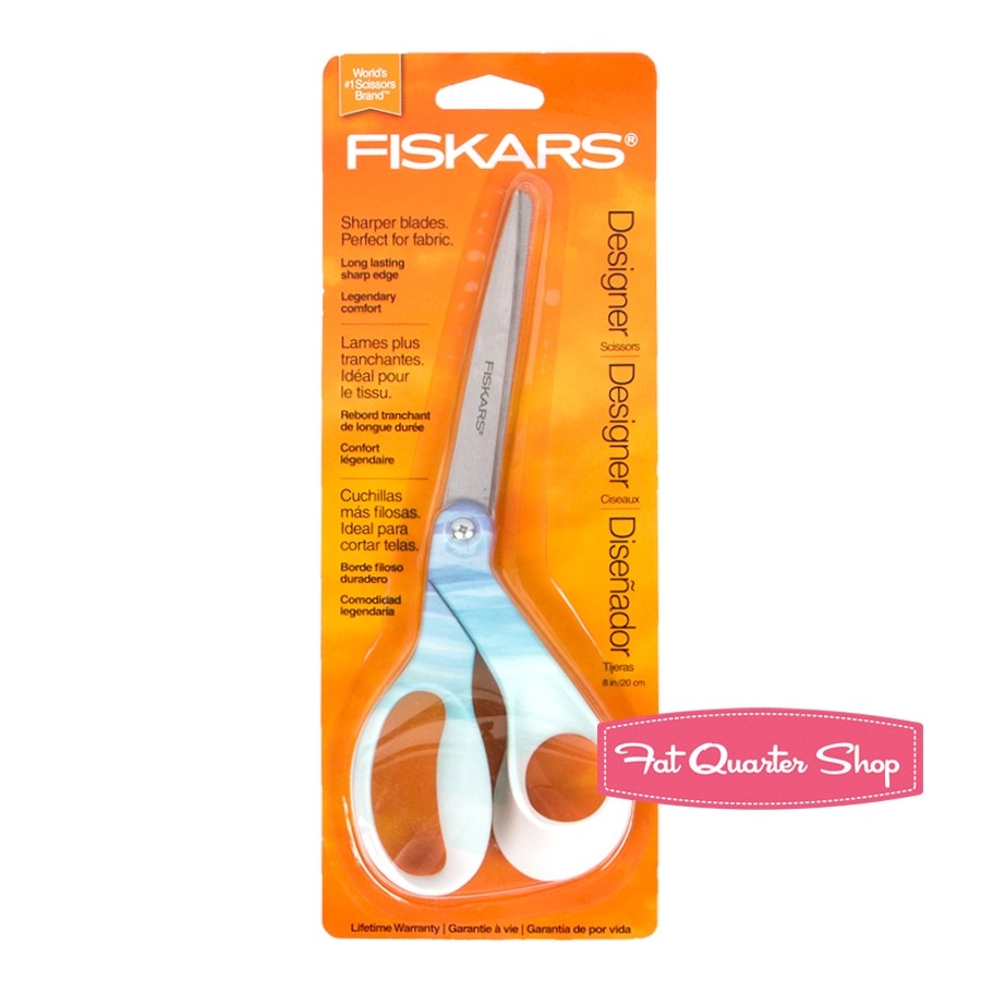 900x900 Fiskars Watercolor Ombre 8 Designer Bent Scissors Fiskars - Watercolor Scissors