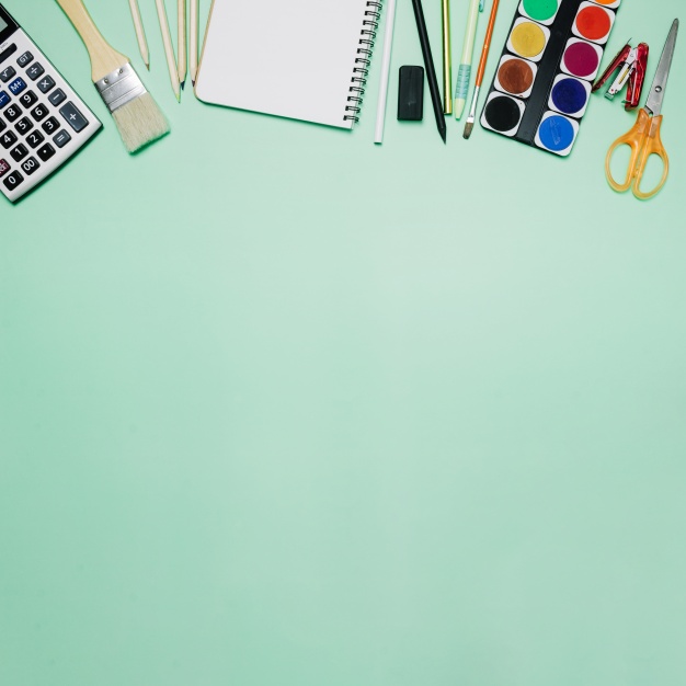 626x626 Watercolor, Scissors And Brush Photo Free Download - Watercolor Scissors