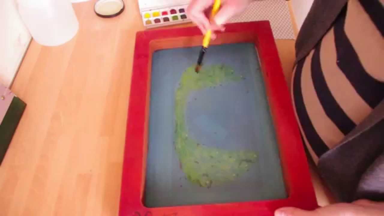 1280x720 How - Watercolor Screen Printing