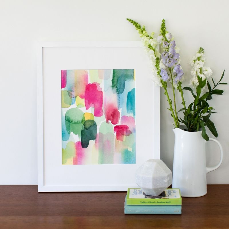 800x800 Pin By Sweetsoulprintables On Wall Art Prints - Watercolor Screen Printing