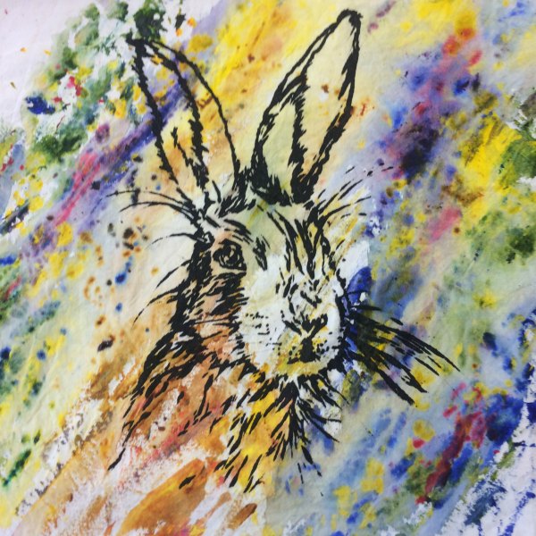 600x600 When Screen Printing And A Watercolours Meet - Watercolor Screen Printing