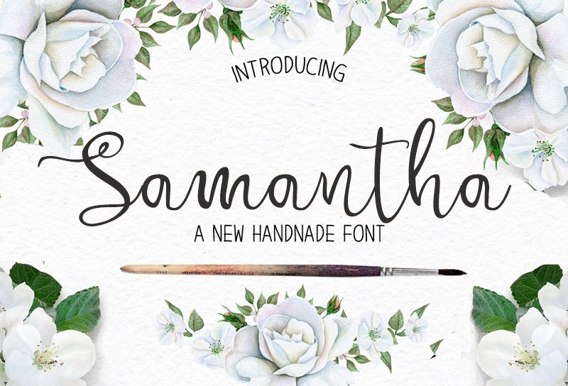 Watercolor Script Font at PaintingValley.com | Explore collection of ...