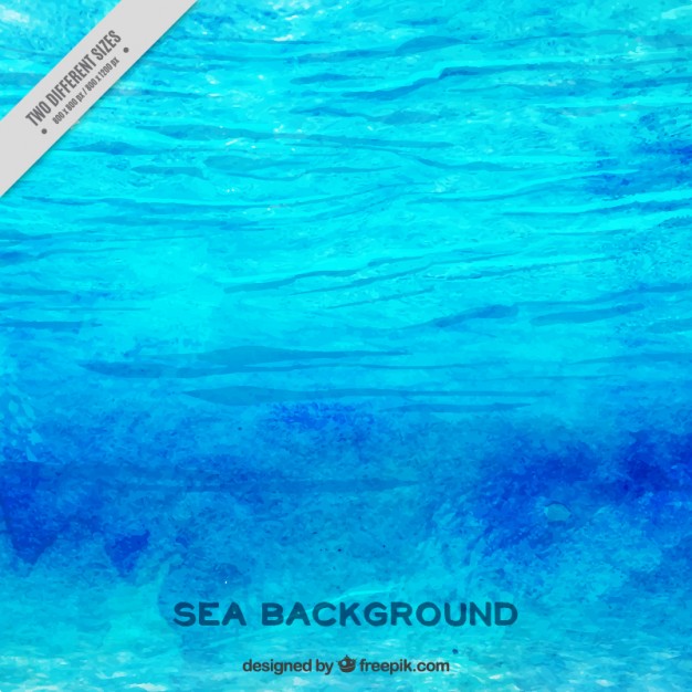 626x626 Watercolor Sea Background Stock Images - Watercolor Sea