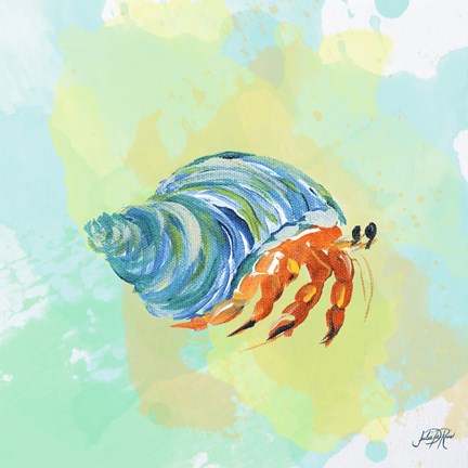 432x432 Watercolor Sea Creatures Ii Fine Art Print By Julie Derice - Watercolor Sea Creatures