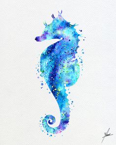 Watercolor Sea Life