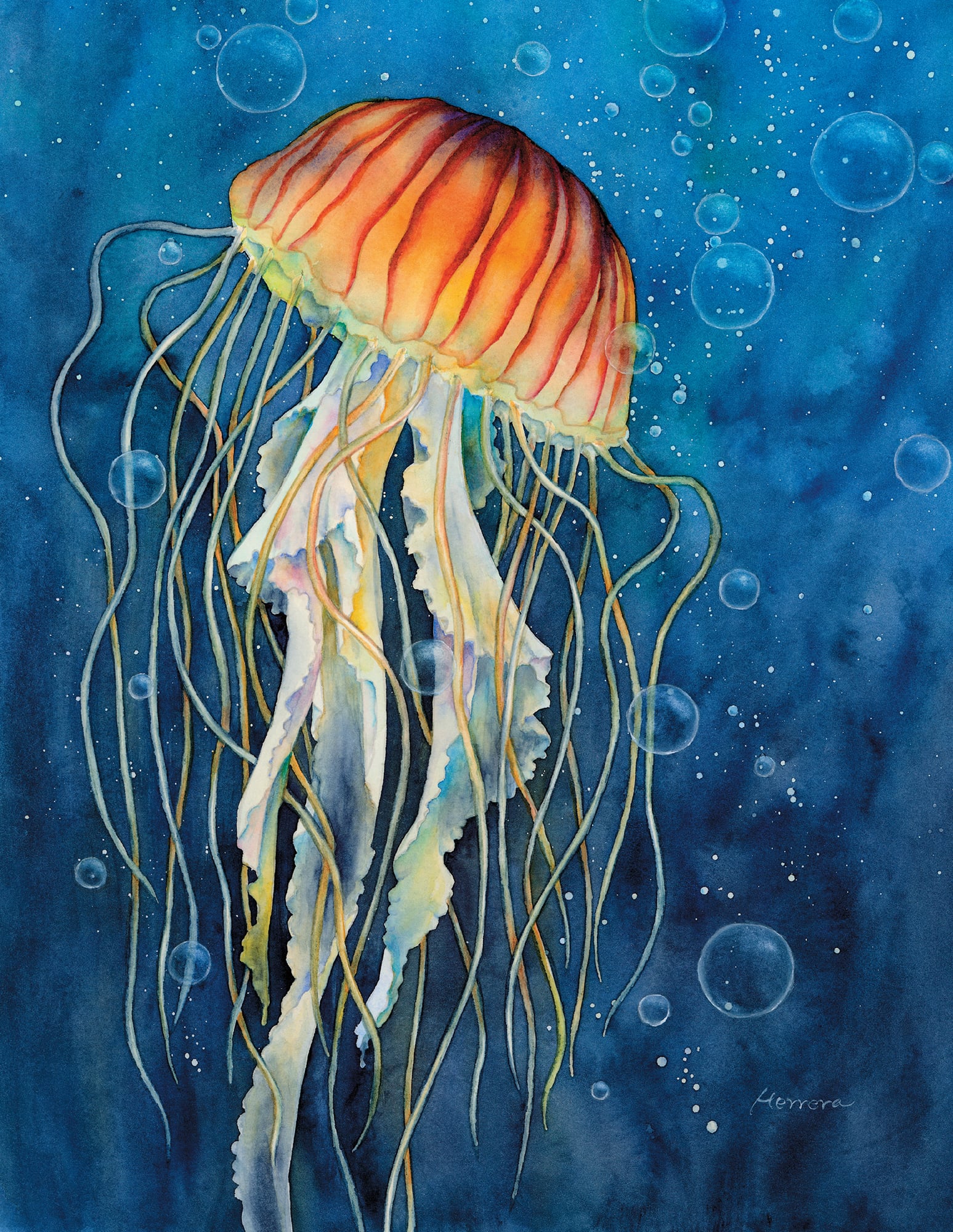 1547x2000 The Art Of Painting Sea Life In Watercolor - Watercolor Sea Life