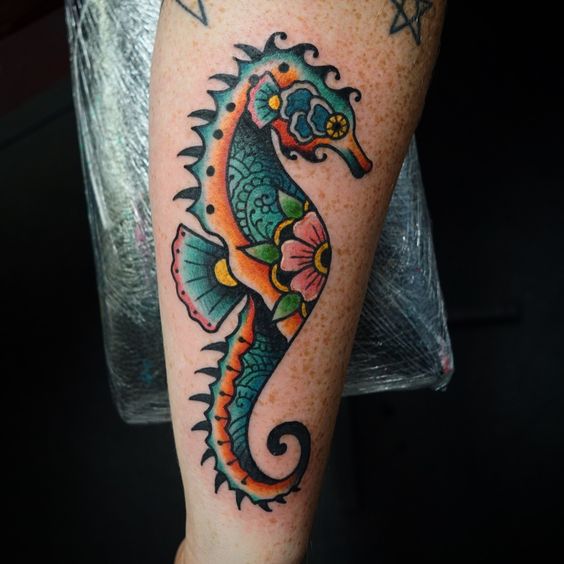 564x564 Seahorse Tattoo 30 Most Beautiful Tattoo Ideas Of This Wonderful - Watercolor Seahorse Tattoo