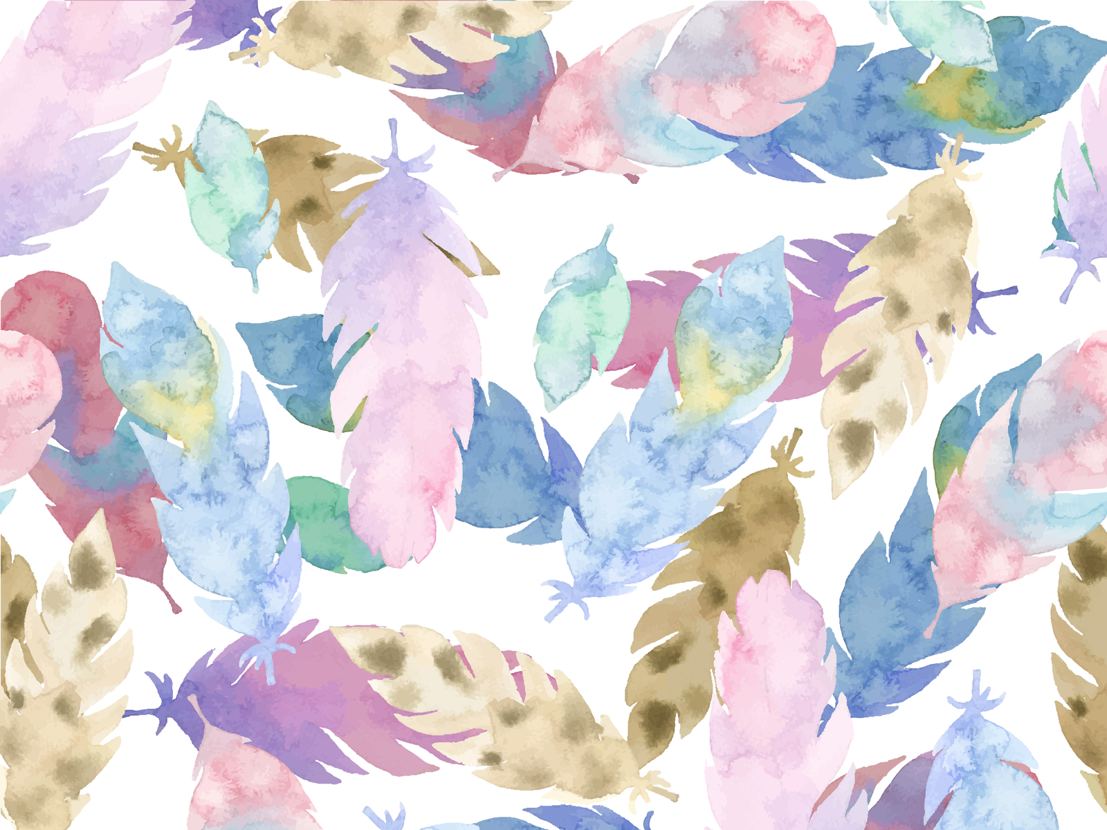 1600x1200 Watercolor Seamless Pattern. By Zemfira Mikailova - Watercolor Seamless Pattern
