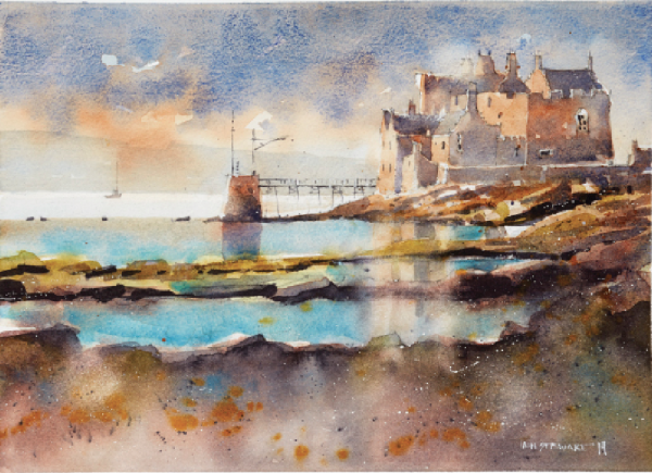 600x435 Painting Watercolor Seascapes From Photos - Watercolor Seascape