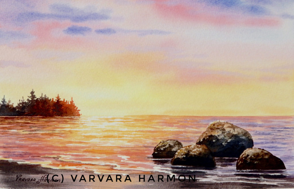 1024x658 Watercolor Seascape One Day Workshop - Watercolor Seascape