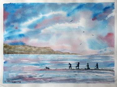 375x279 Watercolor Seascape Paintings For Sale Saatchi Art - Watercolor Seascape