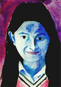 210x300 Watercolor Self Portraits Lesson Plan - Watercolor Self Portrait