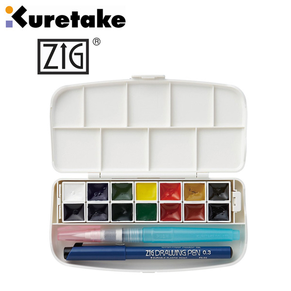 600x600 Kuretake Zig Watercolor System - Watercolor Set
