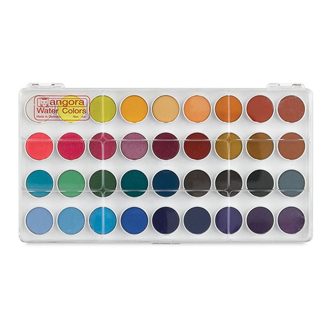 650x650 Talens Angora 36 Pan Watercolor Set - Watercolor Set