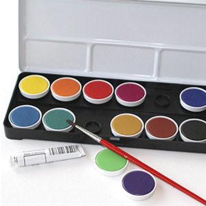 300x300 Watercolor Opaque Set In Paints + Markers - Watercolor Set