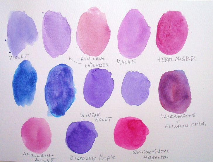 728x555 How To Paint Pansies In Watercolor (With Pictures) - Watercolor Shades
