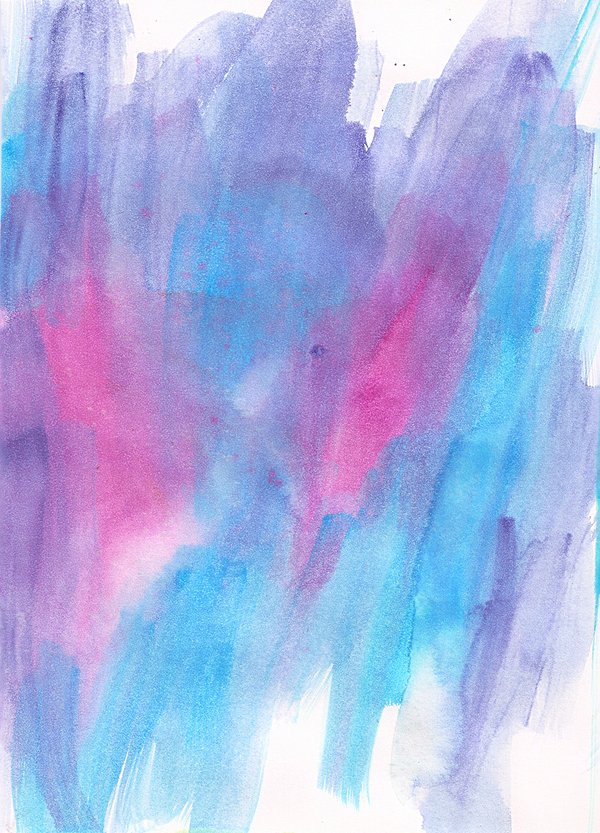 600x833 Shades Of A Sunset Watercolor By Kizistock - Watercolor Shades