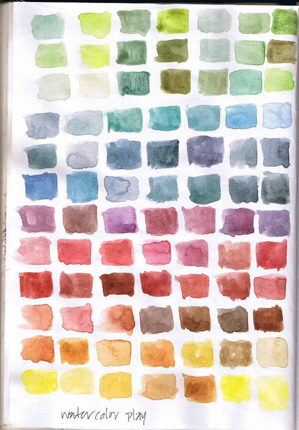 600x862 Watercolor Play - Watercolor Shades