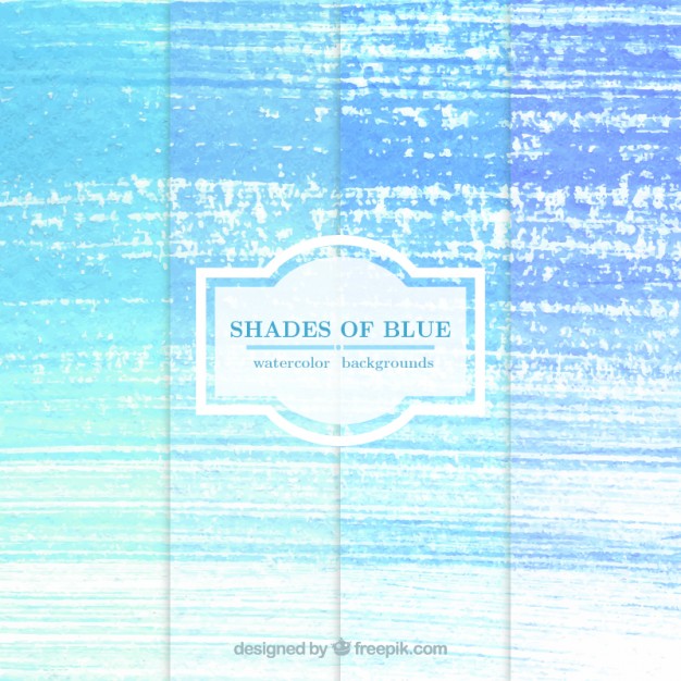 626x626 Watercolor Shades Of Blue Backgrounds Vector Premium Download - Watercolor Shades