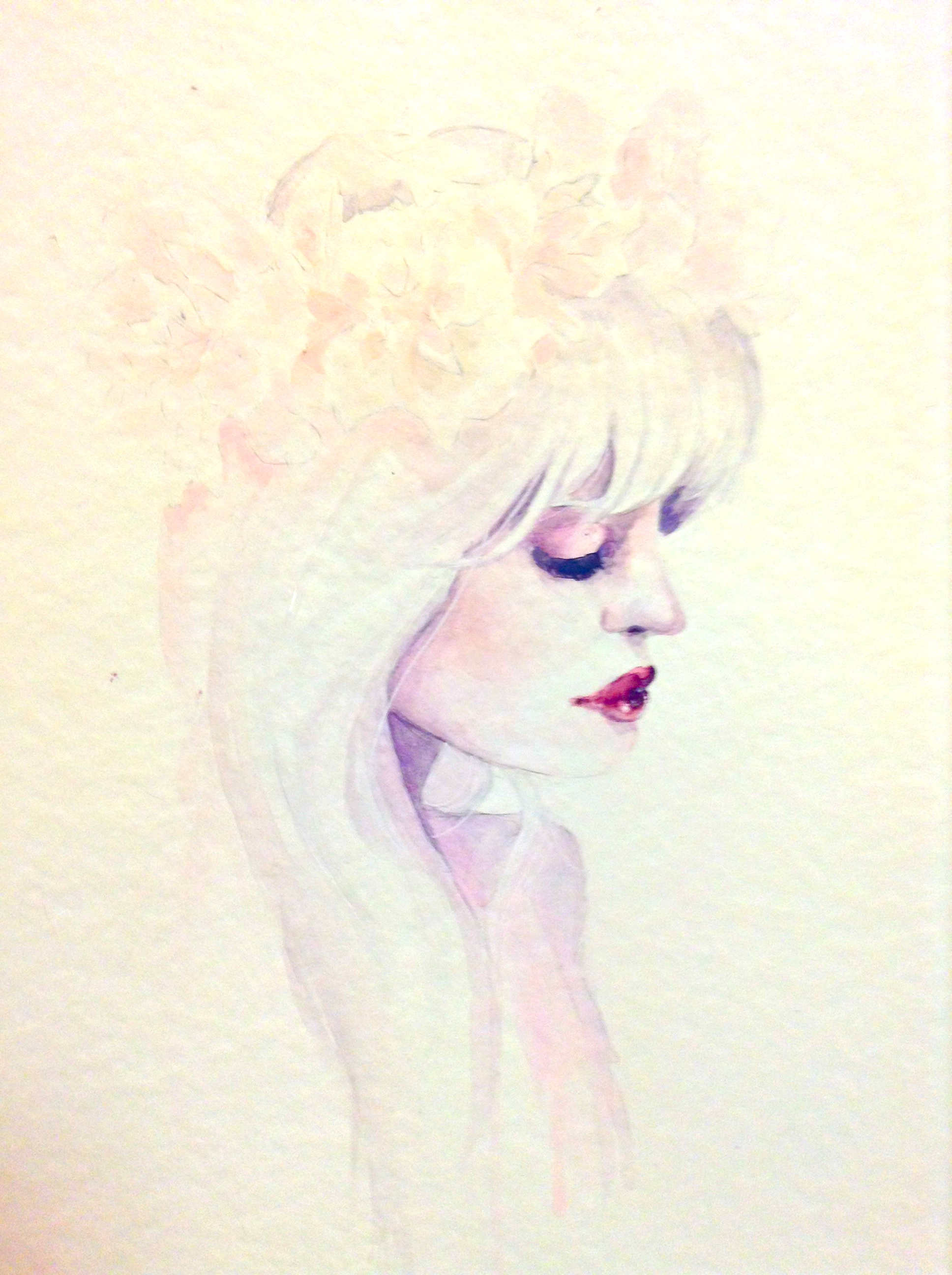 1936x2592 Flower Girl Watercolor Shading Figment Pigment - Watercolor Shading