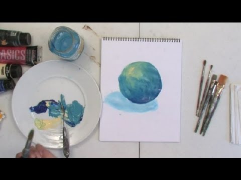 480x360 How To Create A Painting With Shading Painting Techniques - Watercolor Shading Techniques