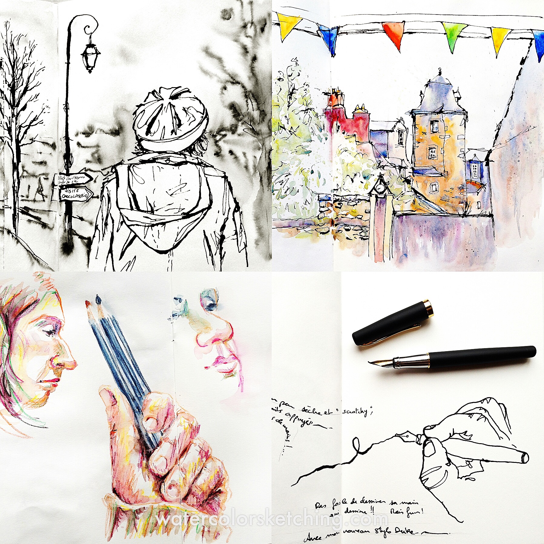 1797x1797 Talks About Lines, Pencil Shading, On Sketches And Other - Watercolor Shading Techniques