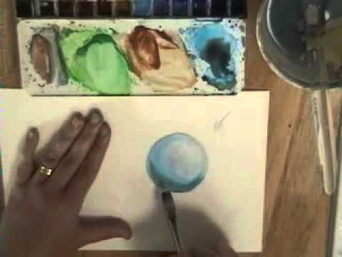 480x360 Introduction To Shading In Watercolor - Watercolor Shading Techniques