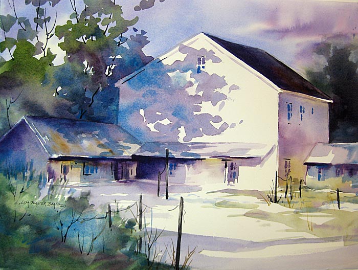 700x528 Lisa Forster Beach - Watercolor Shadows