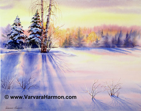 450x356 Varvara Harmon - Watercolor Shadows