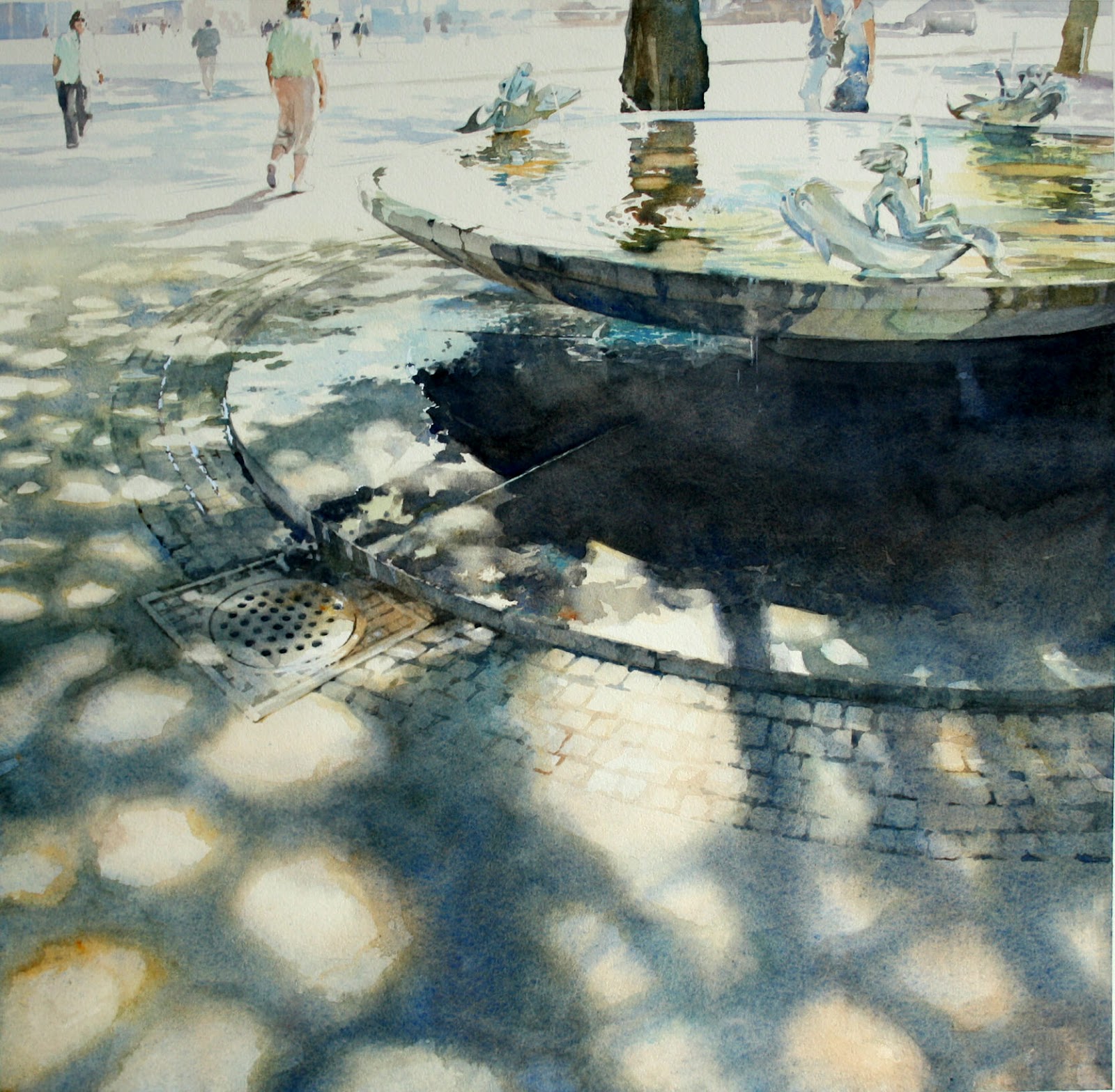 1600x1568 Painting Shadows - Watercolor Shadows