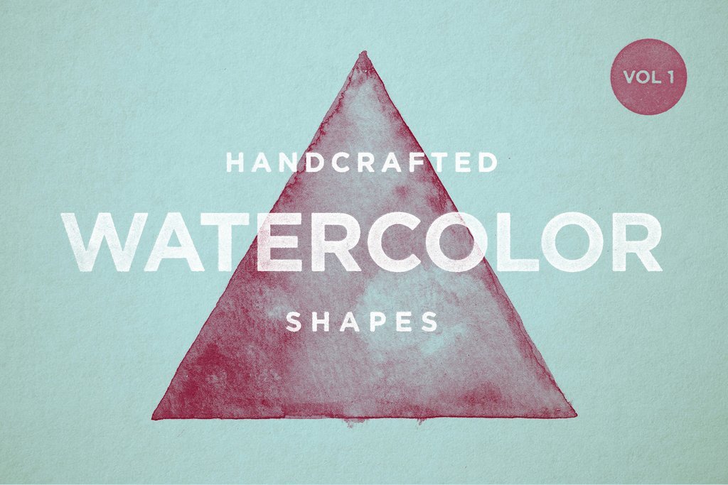 1024x683 Watercolor Shapes Vol.1 - Watercolor Shapes