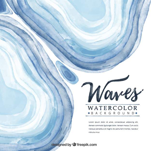 626x626 Abstract Watercolor Shapes Background Vector Free Download - Watercolor Shapes