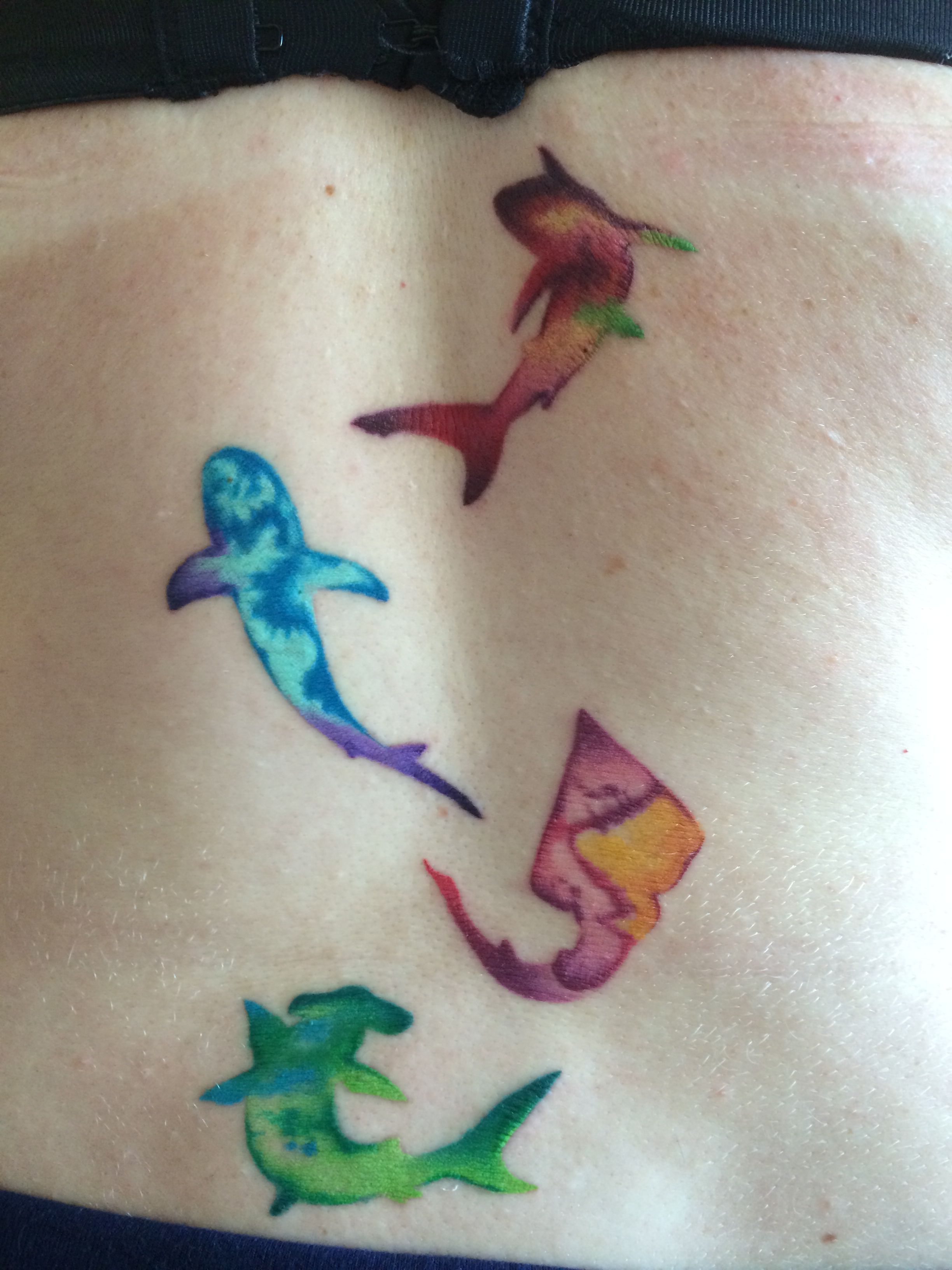 Shark Watercolor Tattoo Bold Art With Oceanic Flair