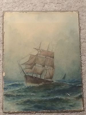 300x400 Watercolor Paintings Collection On Ebay! - Watercolor Ship
