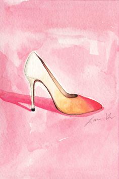 Watercolor Shoes