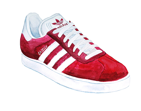 600x473 Watercolor Shoes On Behance - Watercolor Shoes