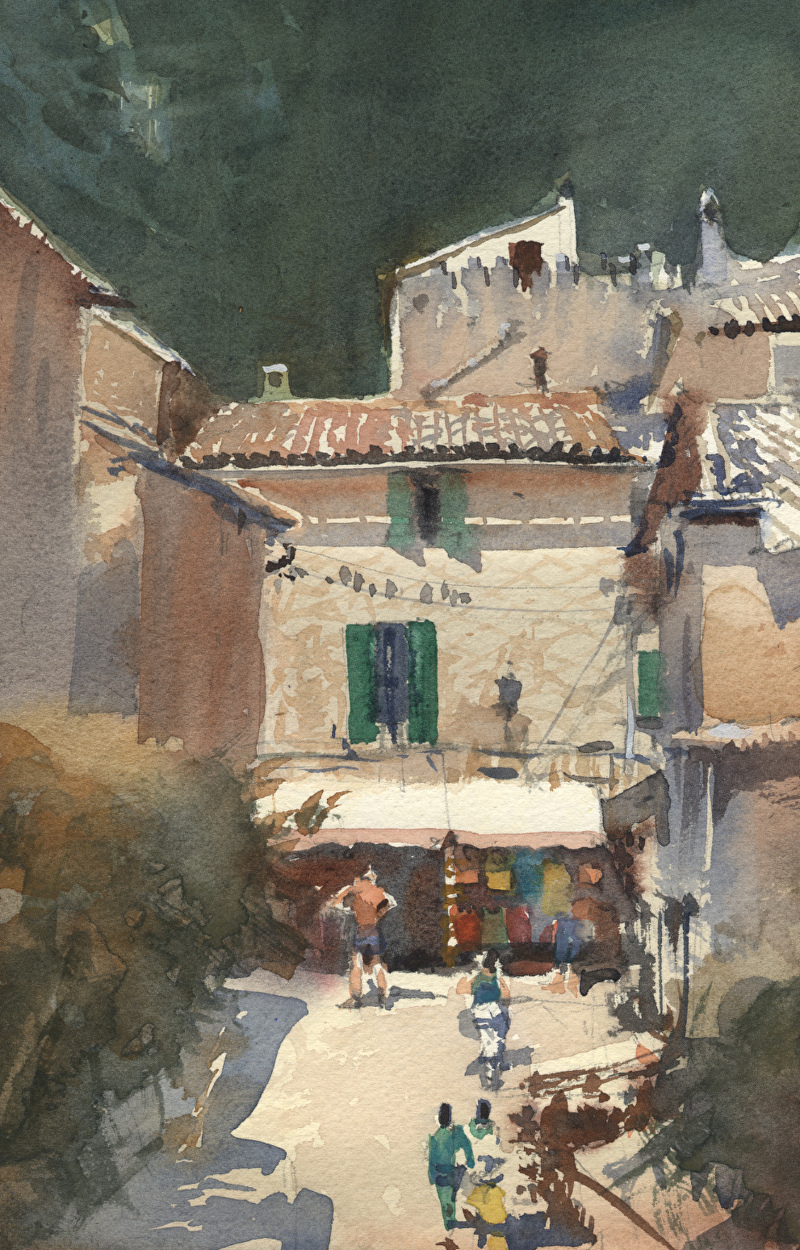 800x1250 Stewart White - Watercolor Shopping