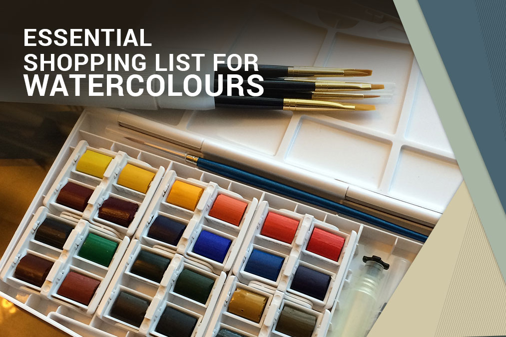 1013x675 Watercolour Supplies - Watercolor Shopping