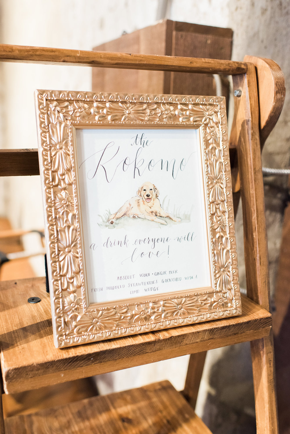 1000x1498 Puppy Love Watercolor Signs For Weddings A. Taylor Studio - Watercolor Signs