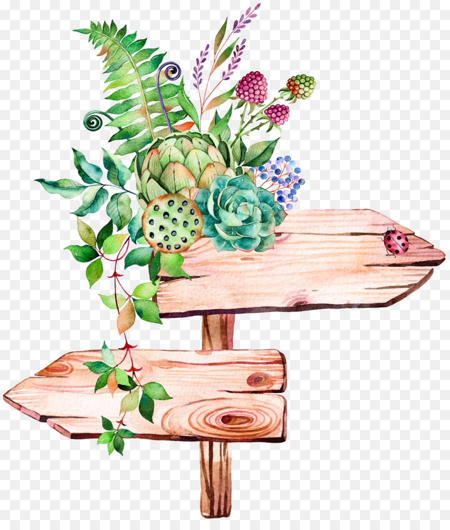 900x1060 Succulent Plant Watercolor Painting Illustration - Watercolor Signs